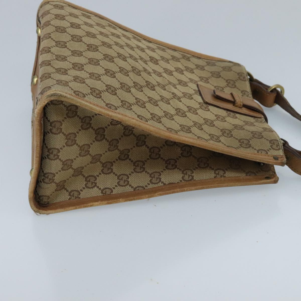 GUCCI GG Canvas Tote Bag Beige ar12769