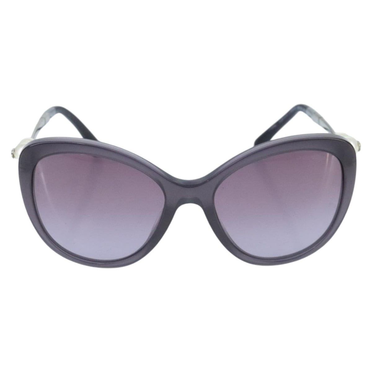 CHANEL Pearl Sunglasses plastic Purple CC ar12914