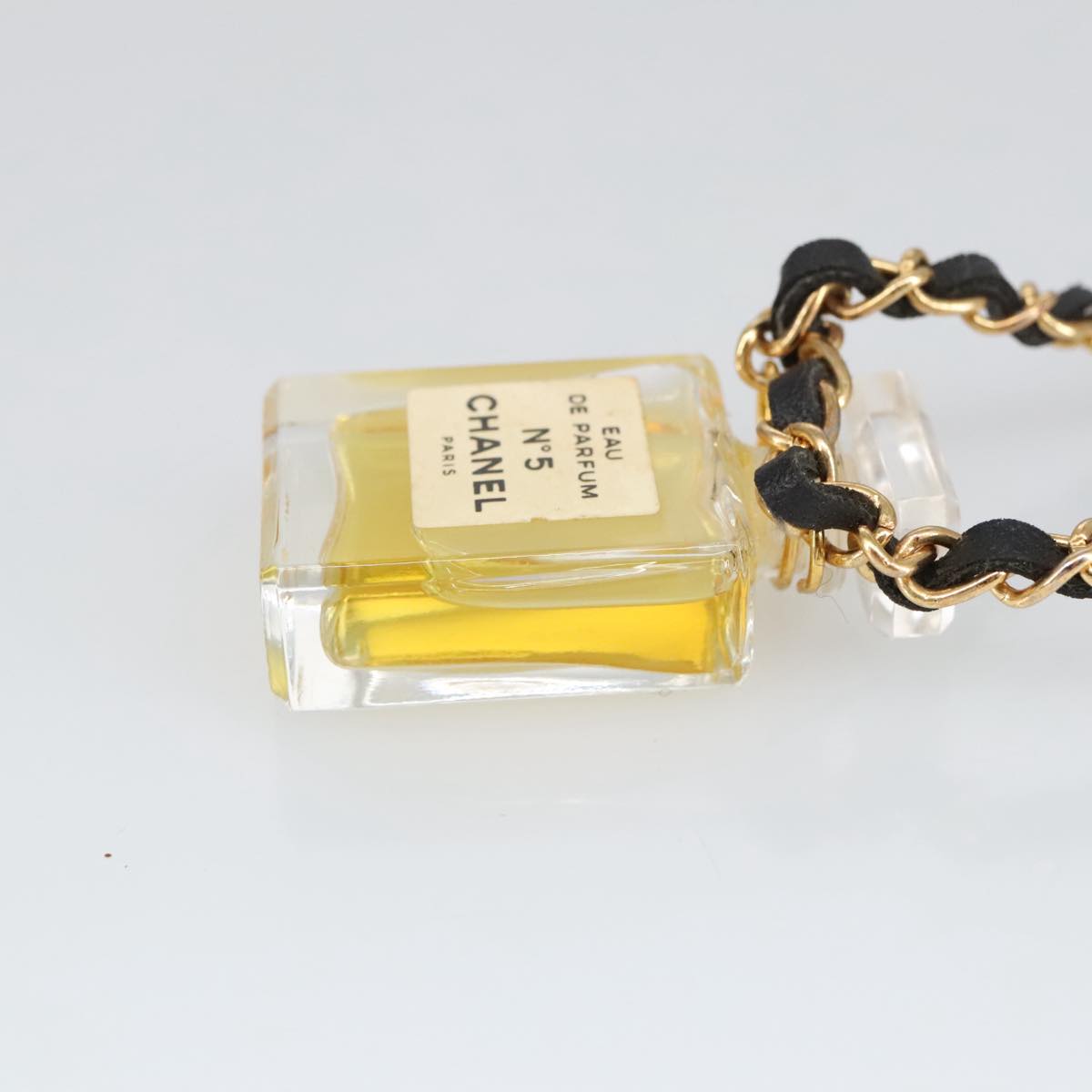 CHANEL Perfume Necklace metal Gold CC ar12966
