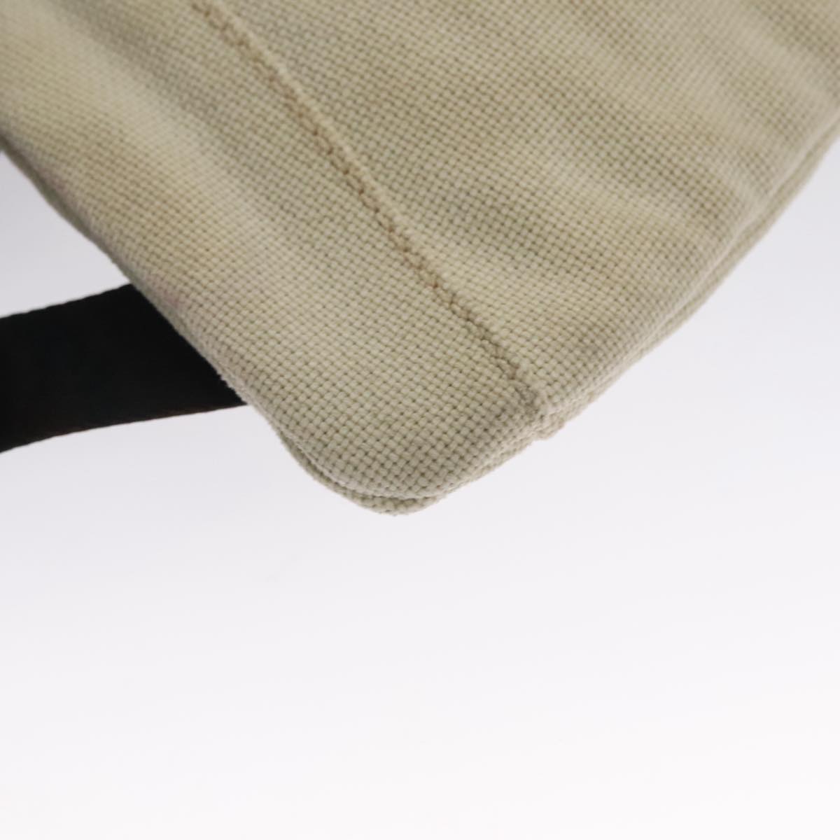 CHANEL Sports Shoulder Bag Canvas Beige CC ar13196