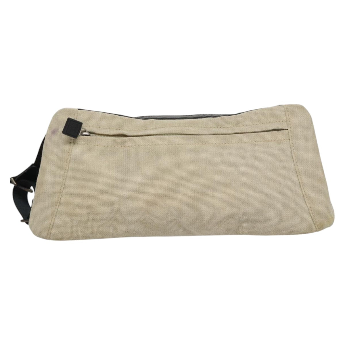 CHANEL Sports Shoulder Bag Canvas Beige CC ar13196