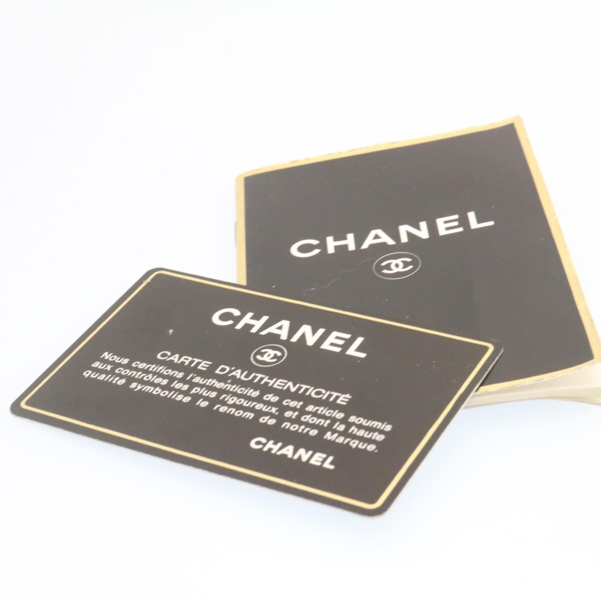 CHANEL Matelasse Backpack Leather Black Gold Tone CC ar4662A