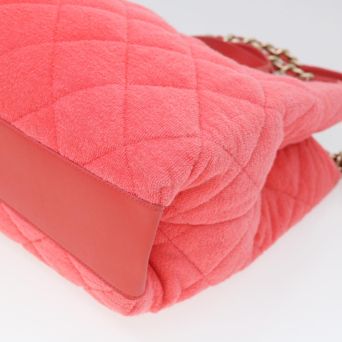 CHANEL Chain Hand Bag Pile 2way Pink CC ar9158SA