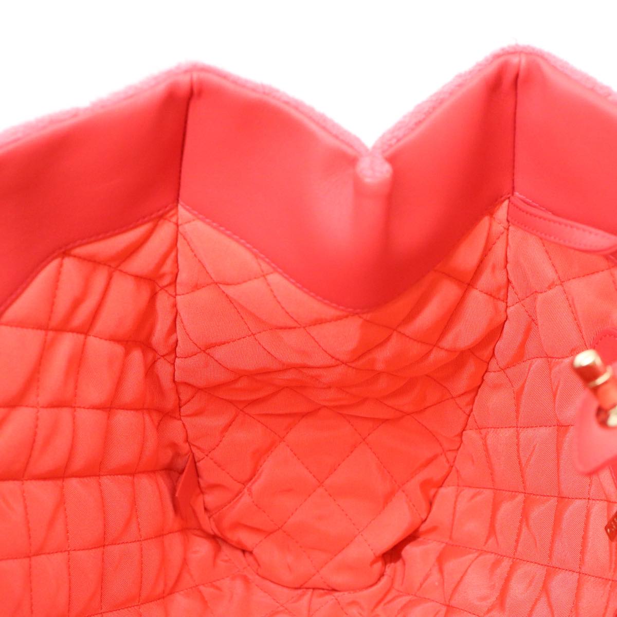 CHANEL Chain Hand Bag Pile 2way Pink CC ar9158SA