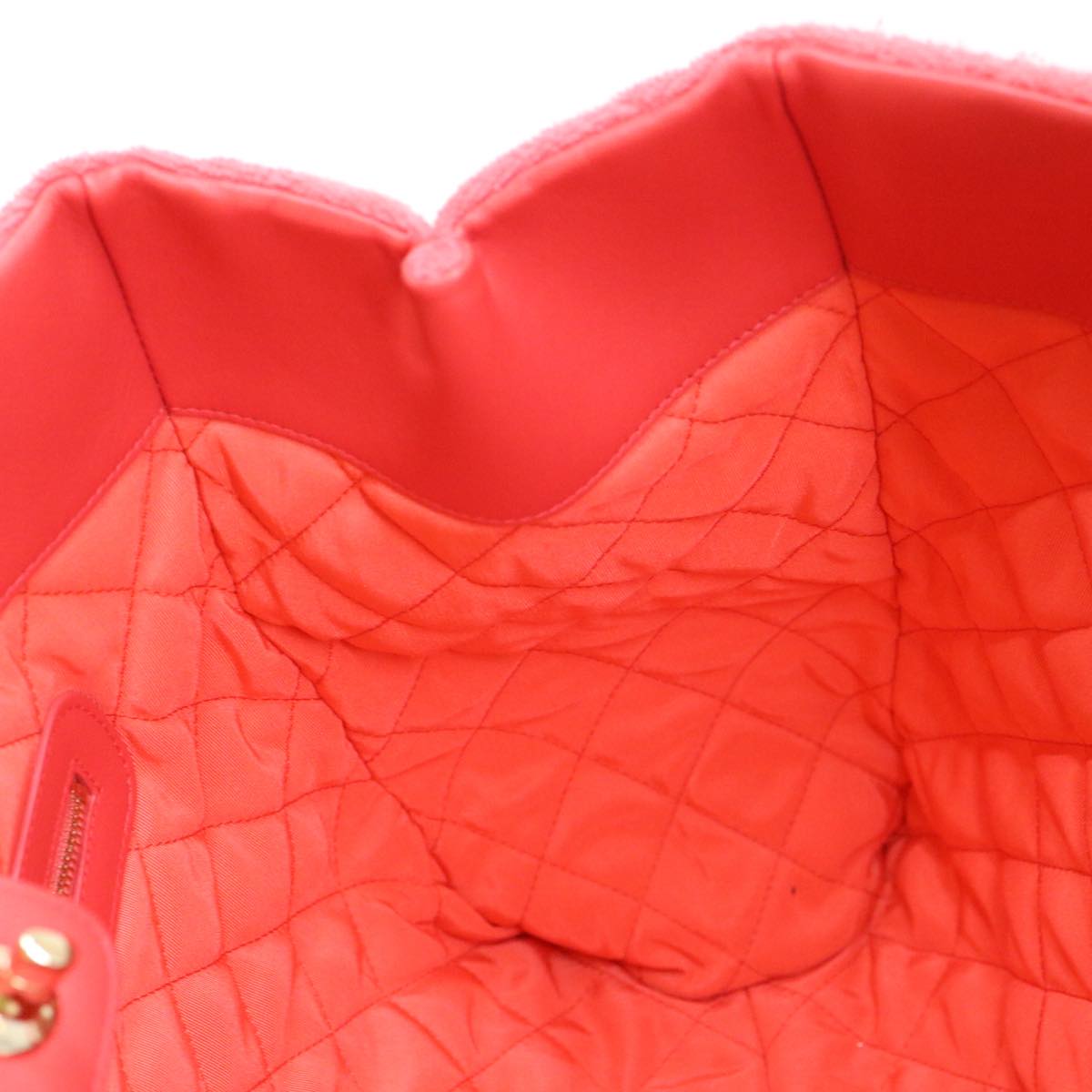 CHANEL Chain Hand Bag Pile 2way Pink CC ar9158SA