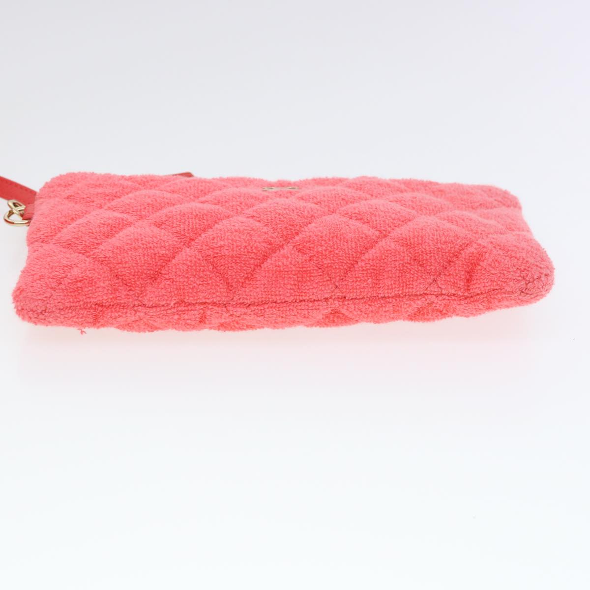 CHANEL Chain Hand Bag Pile 2way Pink CC ar9158SA