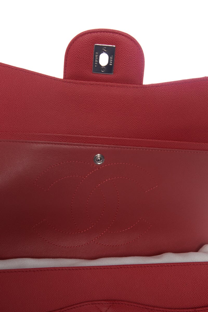 Chanel Pink Caviar Jumbo SHW Handbag