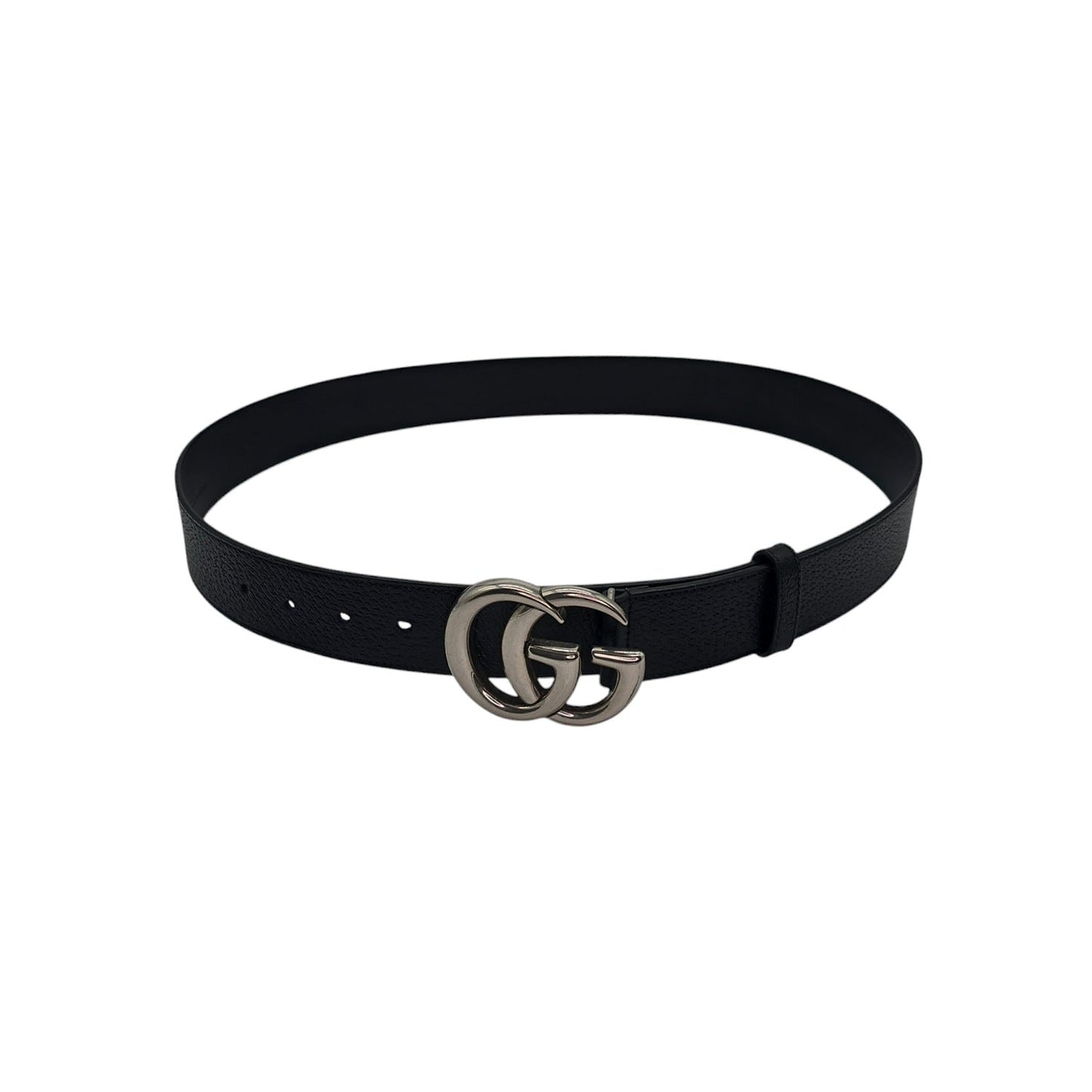 Gucci 40mm GG Textured Dollar Calfskin Belt Sz 95/38