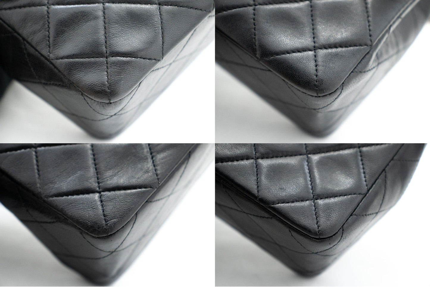 CHANEL Mini Square Small Chain Shoulder Bag Crossbody Black Quilt k83