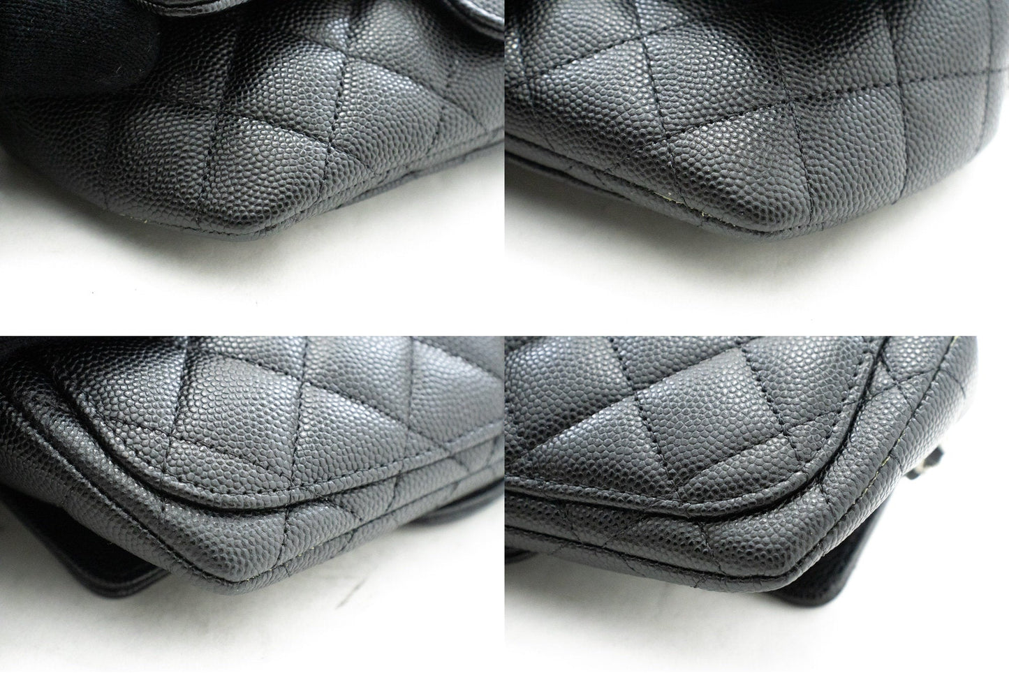 CHANEL Flap Phone Holder With Chain Bag Black Crossbody Clutch j99