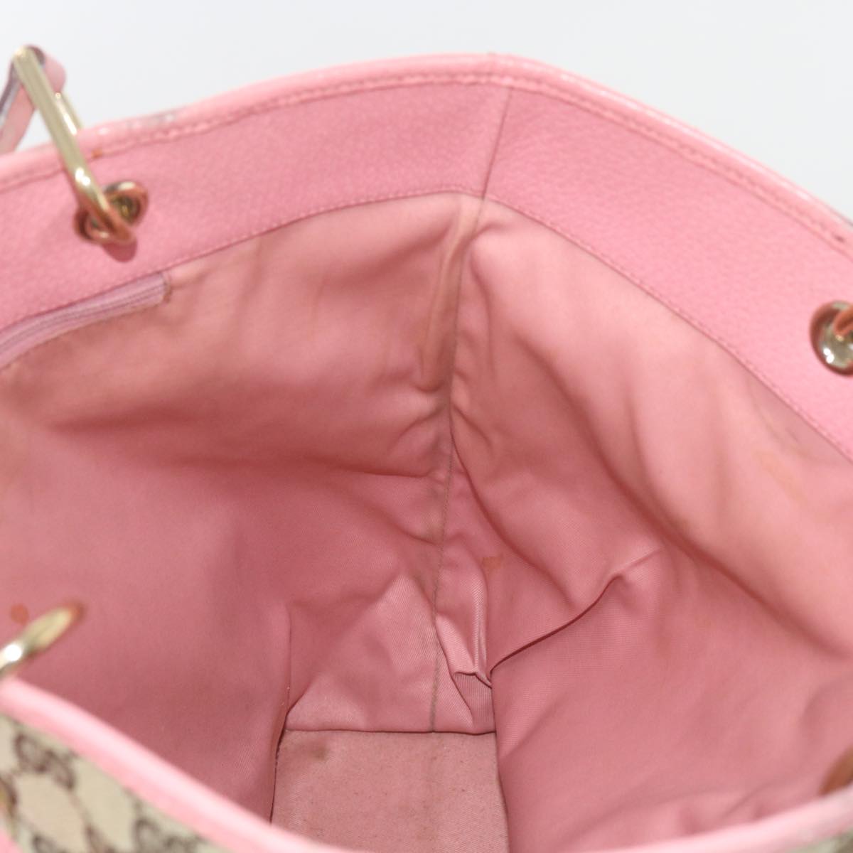 GUCCI GG Canvas Tote Bag Beige 120836 bs10424