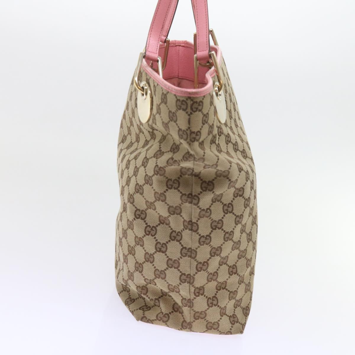 GUCCI GG Canvas Tote Bag Beige 120836 bs10424