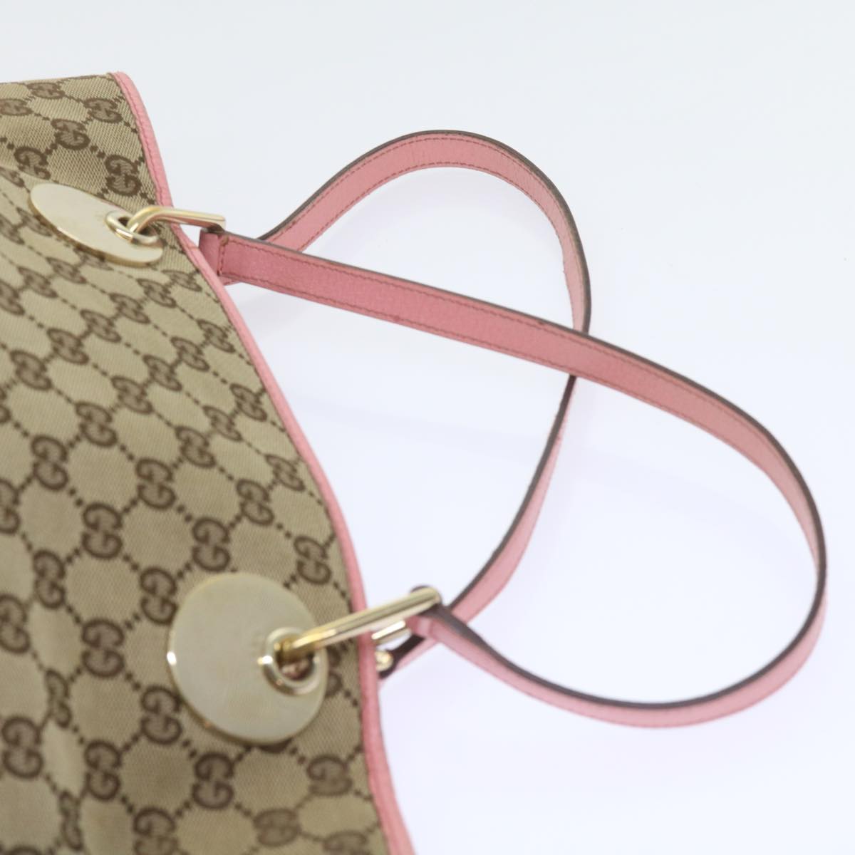 GUCCI GG Canvas Tote Bag Beige 120836 bs10424