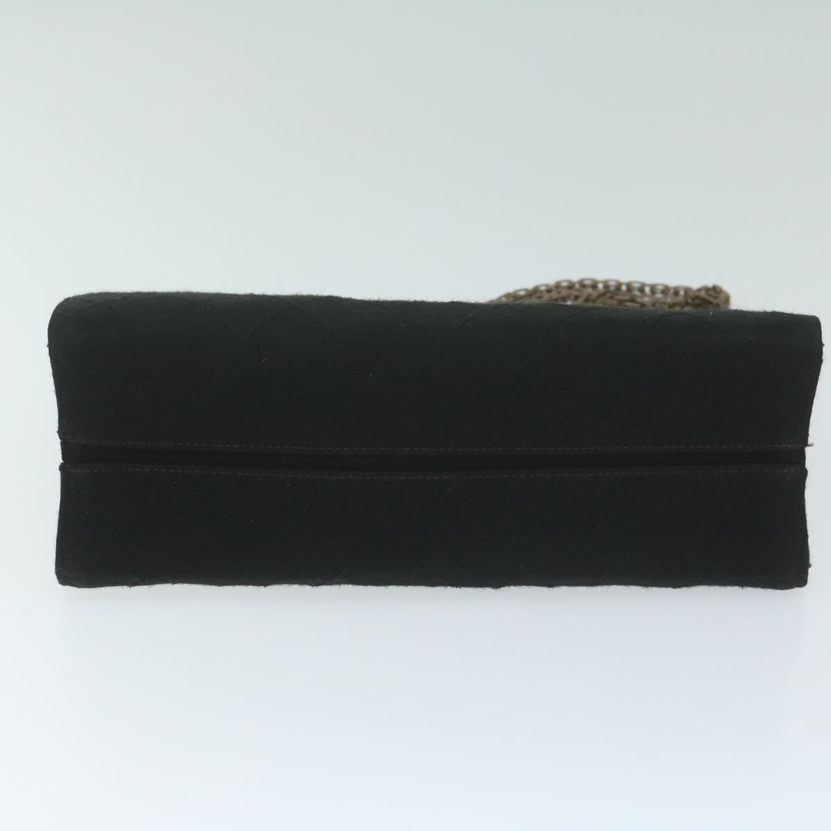 CHANEL Chain Shoulder Bag Cotton Black CC bs11474