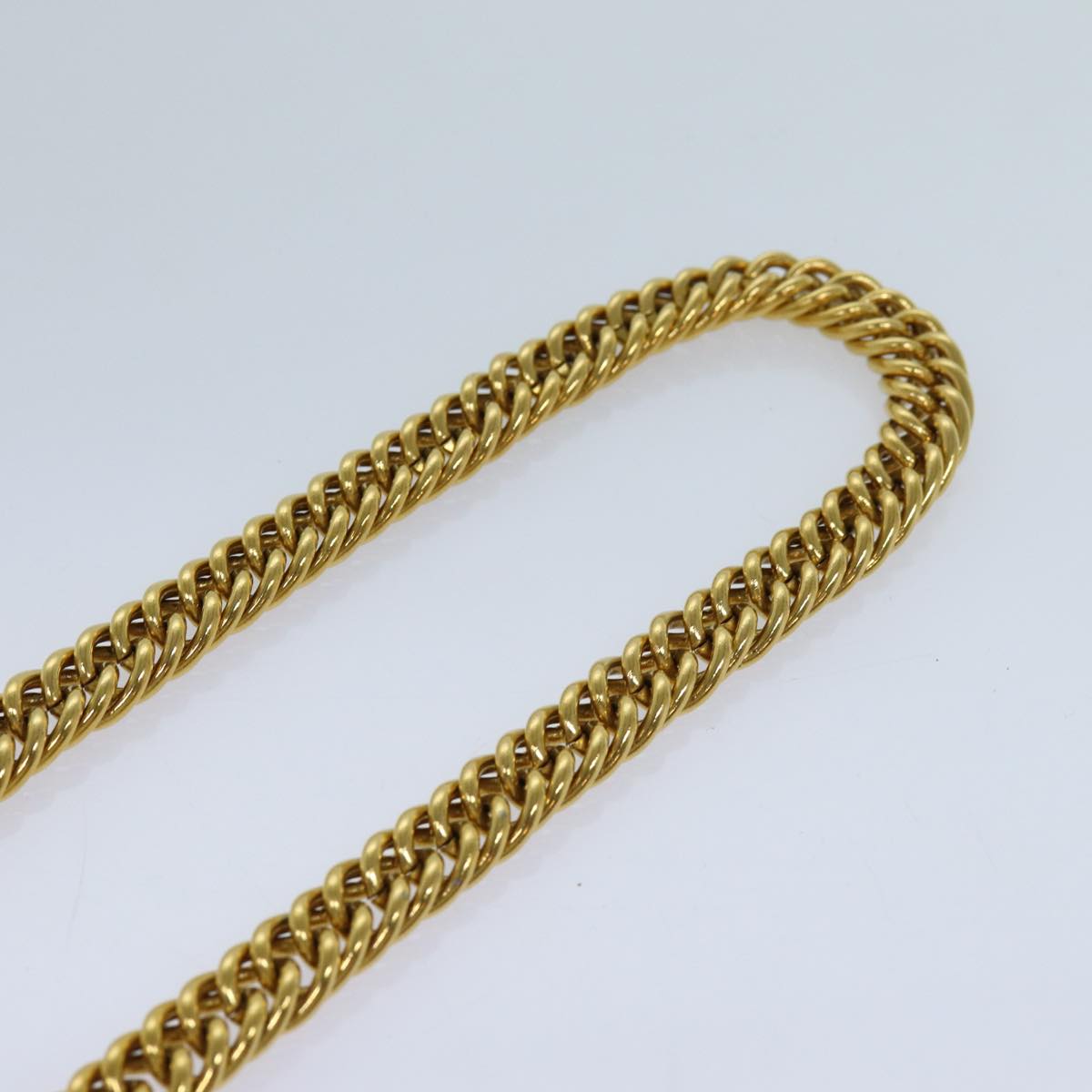 CHANEL Chain Pearl Belt metal Gold CC bs13679