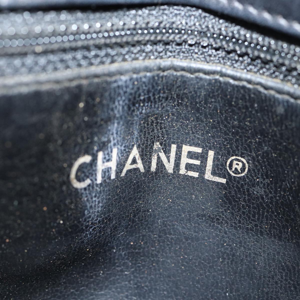 CHANEL Matelasse Turn Lock Waist bag Leather Black CC bs13969