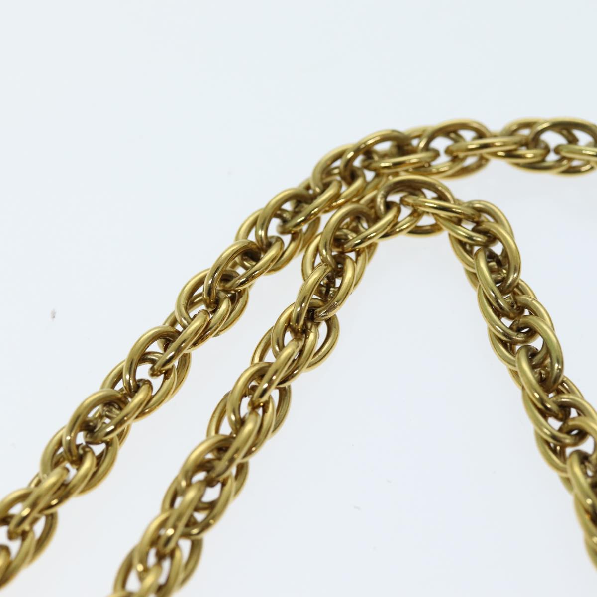 CHANEL Necklace Metal Gold CC bs14195