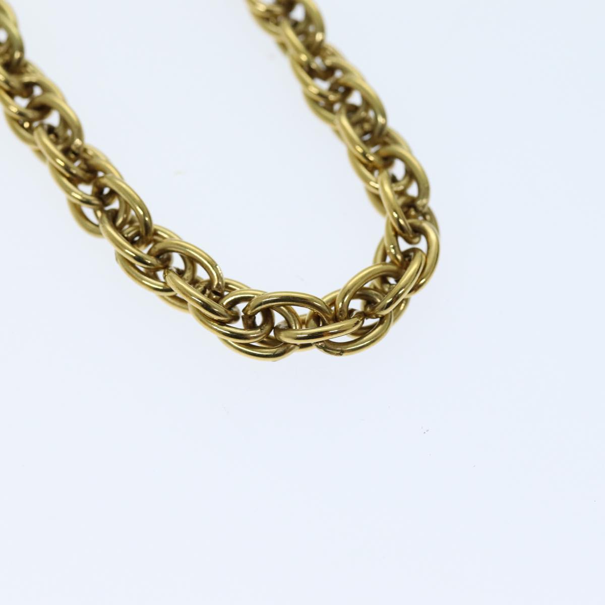 CHANEL Necklace Metal Gold CC bs14195