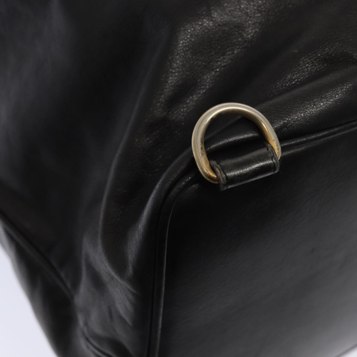 CHANEL COCO Mark Purse Shoulder Bag Lamb Skin Black CC bs16571