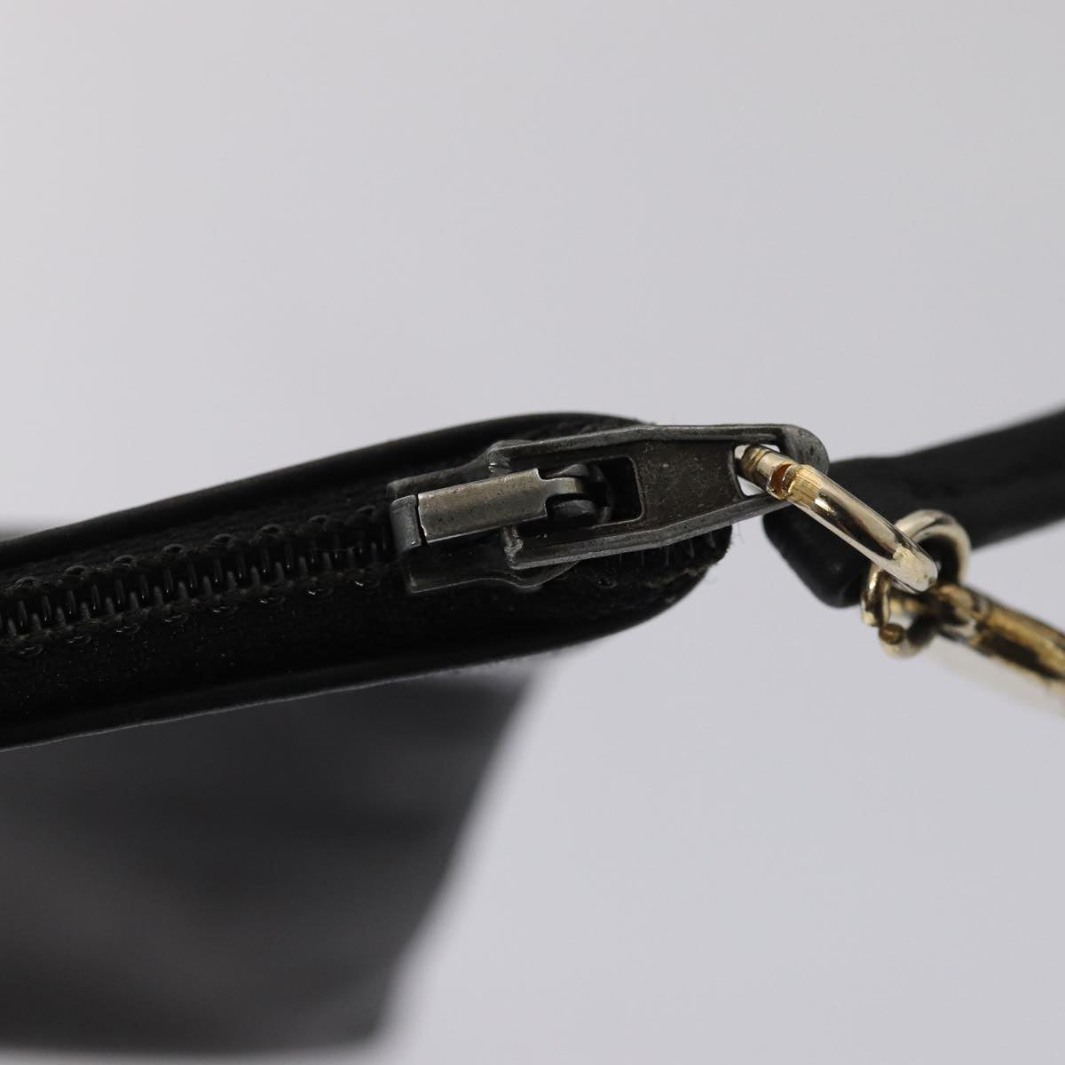 CHANEL COCO Mark Purse Shoulder Bag Lamb Skin Black CC bs16571