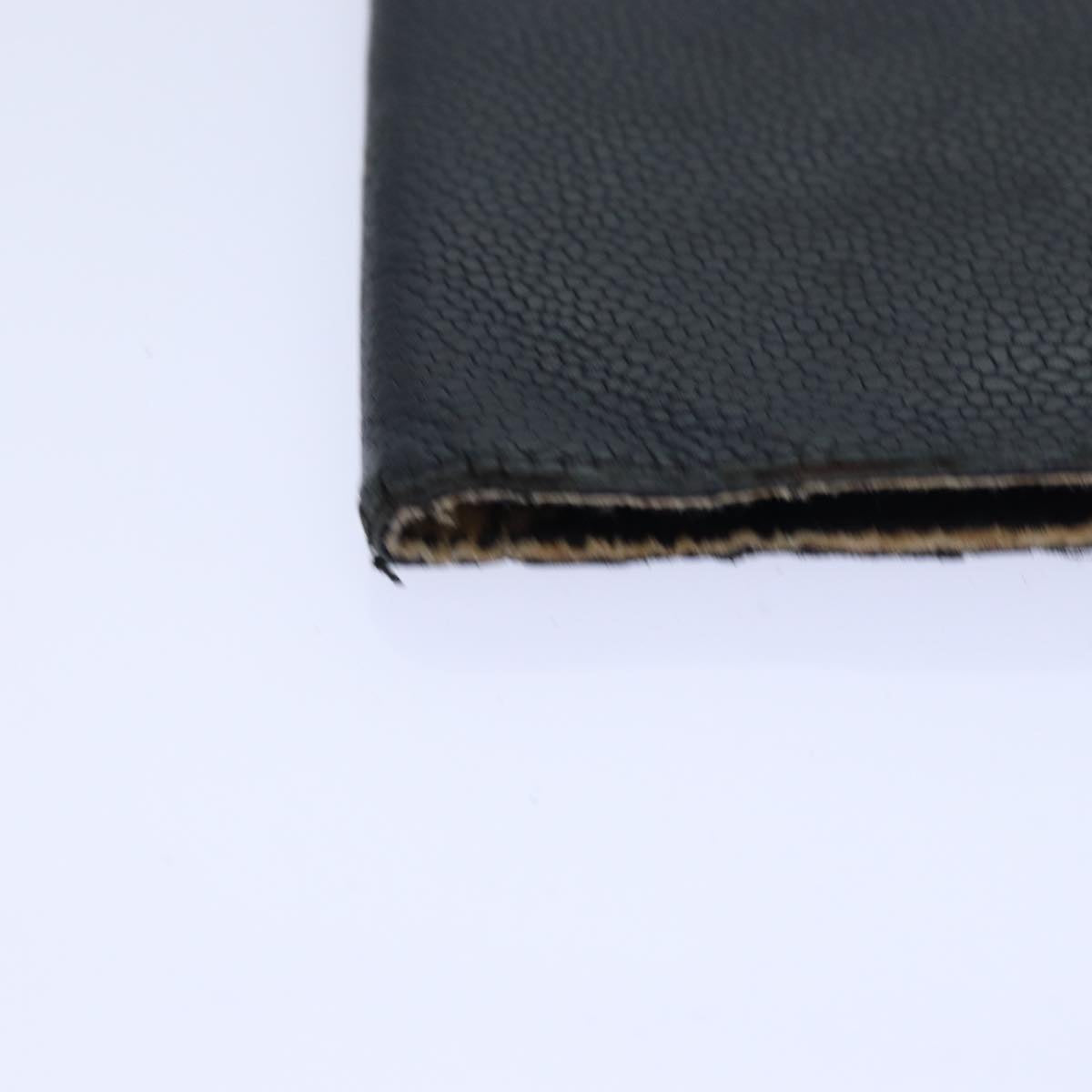 CHANEL COCO Mark Note Cover Caviar Skin Black CC bs16686