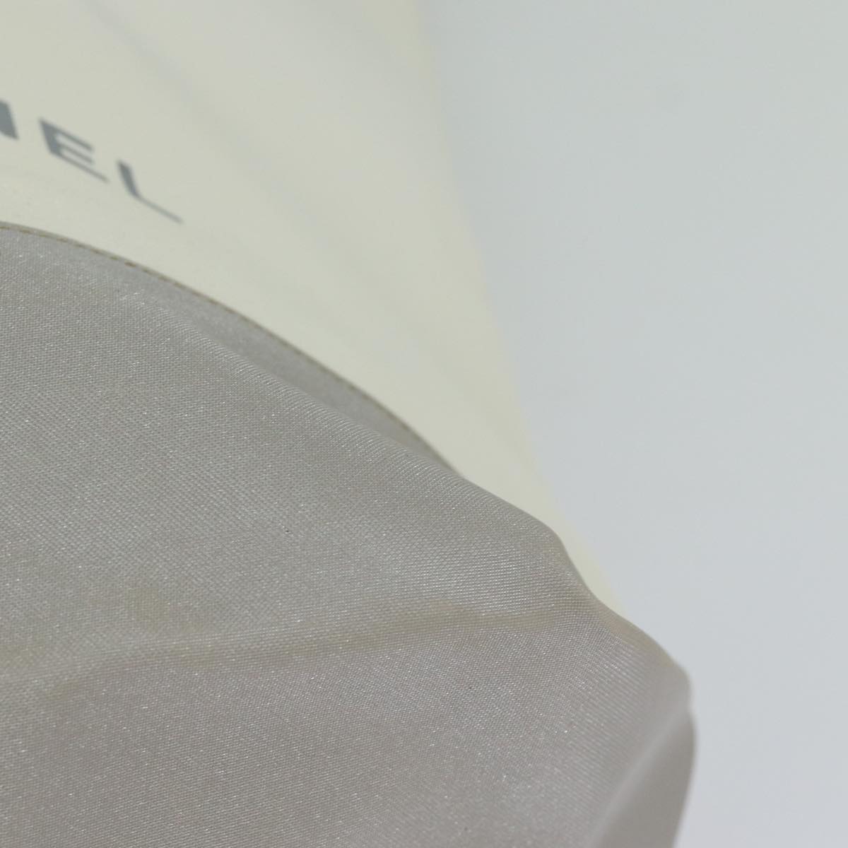 CHANEL Tote Bag Leather 2way White Silver CC bs16701