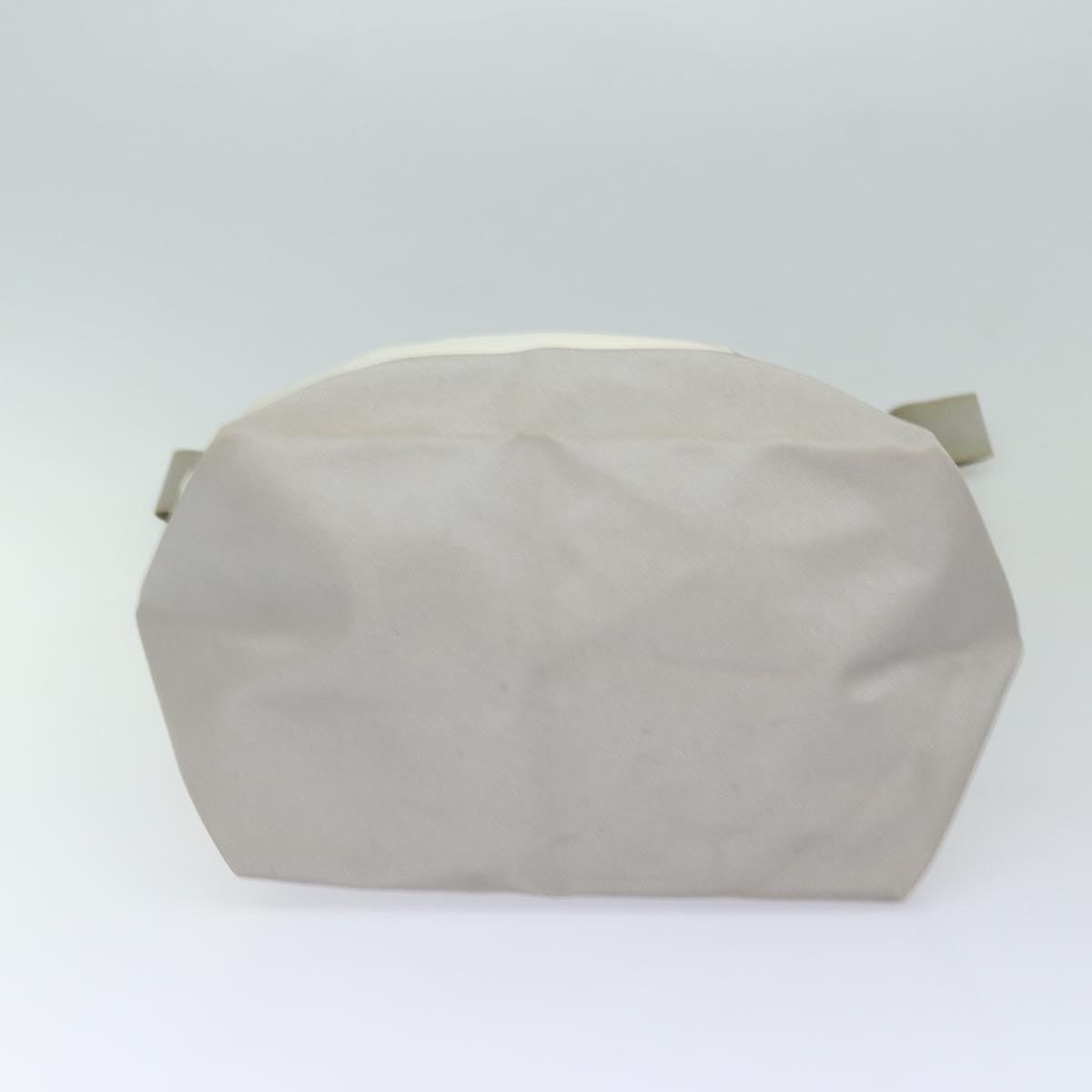 CHANEL Tote Bag Leather 2way White Silver CC bs16701