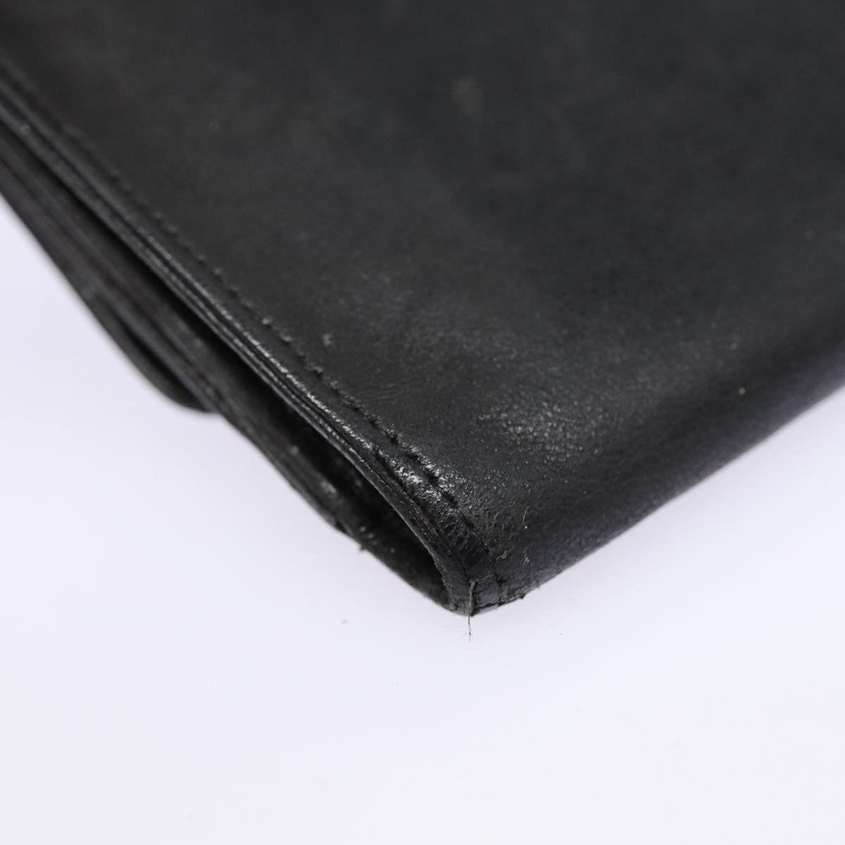 CHANEL Wallet Leather Black Gold CC bs17493