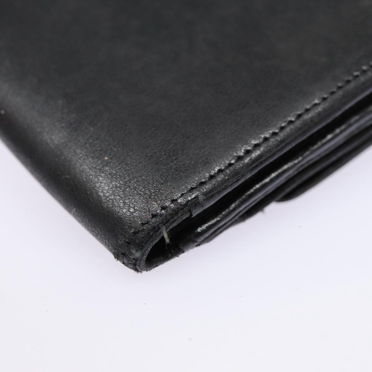 CHANEL Wallet Leather Black Gold CC bs17493