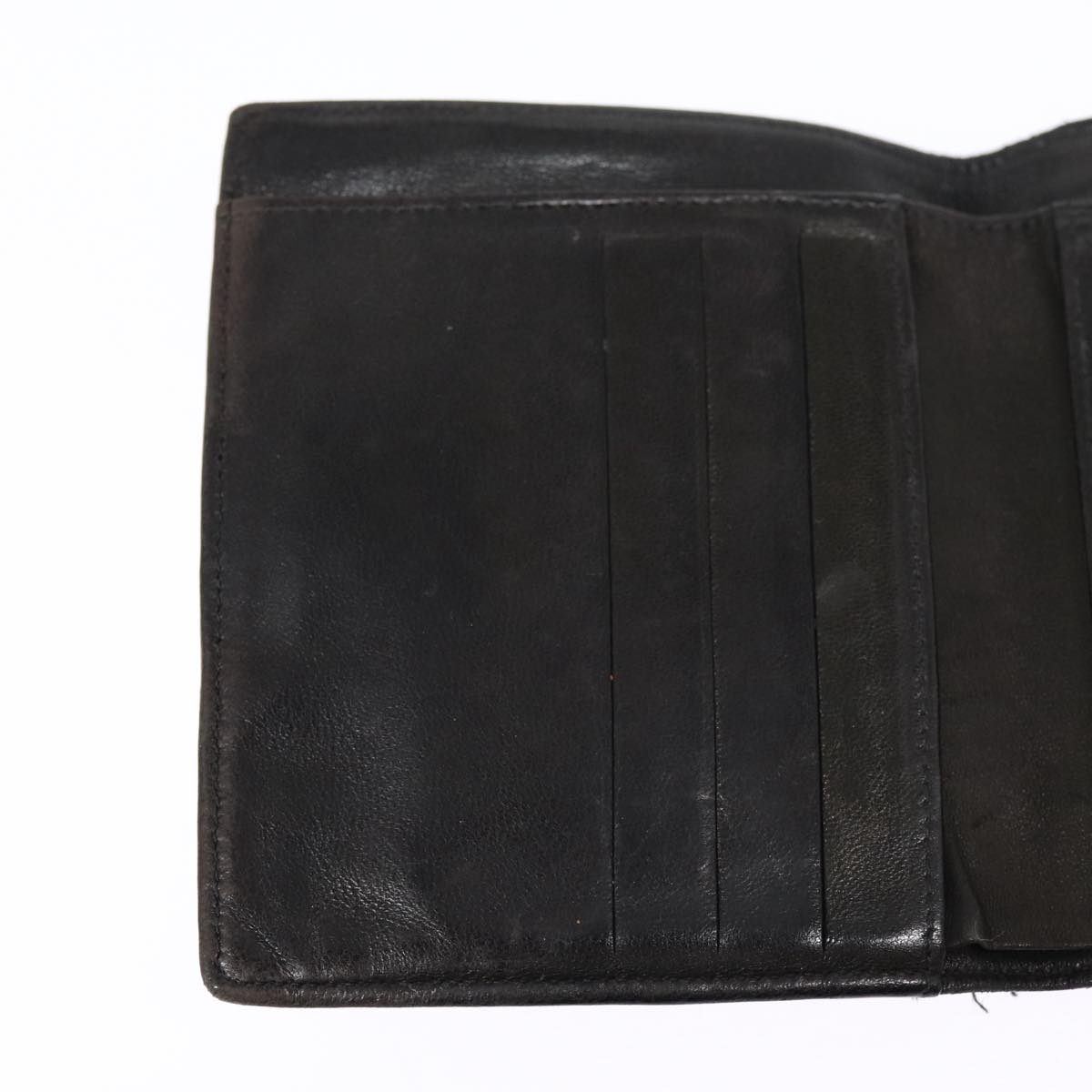 CHANEL Wallet Leather Black Gold CC bs17493
