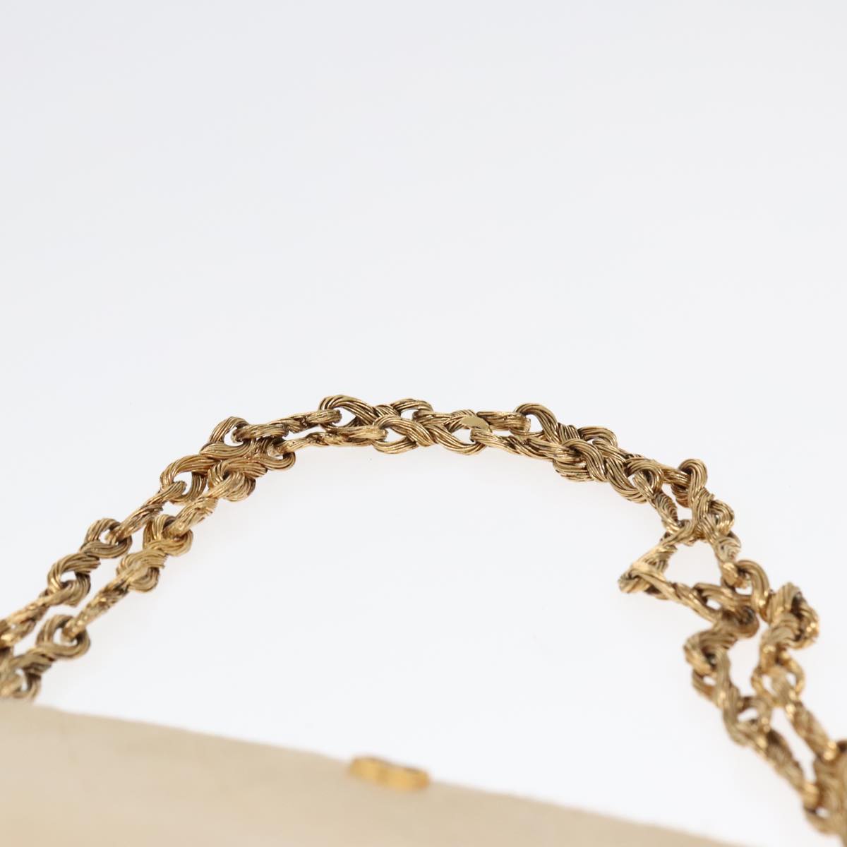 CHANEL Chain Shoulder Bag cotton Beige CC bs18003