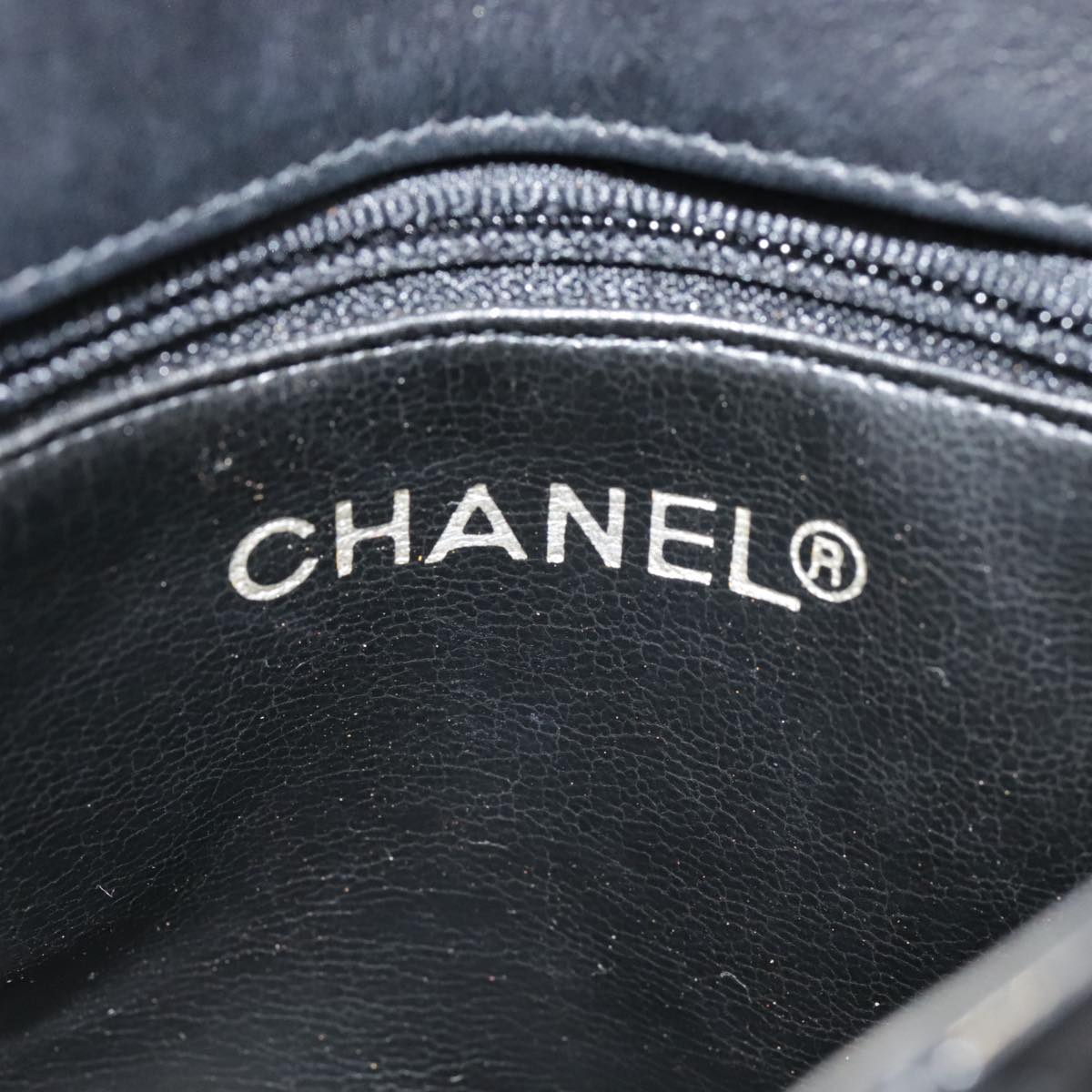 CHANEL Bicolore Chain Waist bag Leather Black Gold CC bs18454