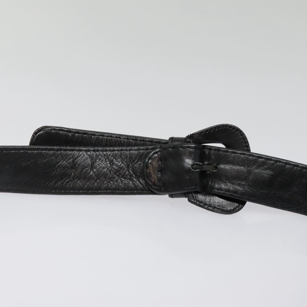 CHANEL Chain Waist bag Lamb Skin Black Gold CC bs18476