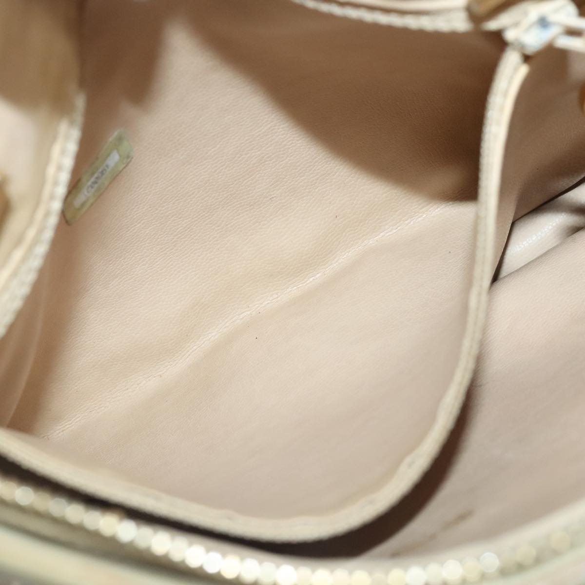 CHANEL Matelasse Chain Shoulder Bag Lamb Skin Beige Gold CC bs19648