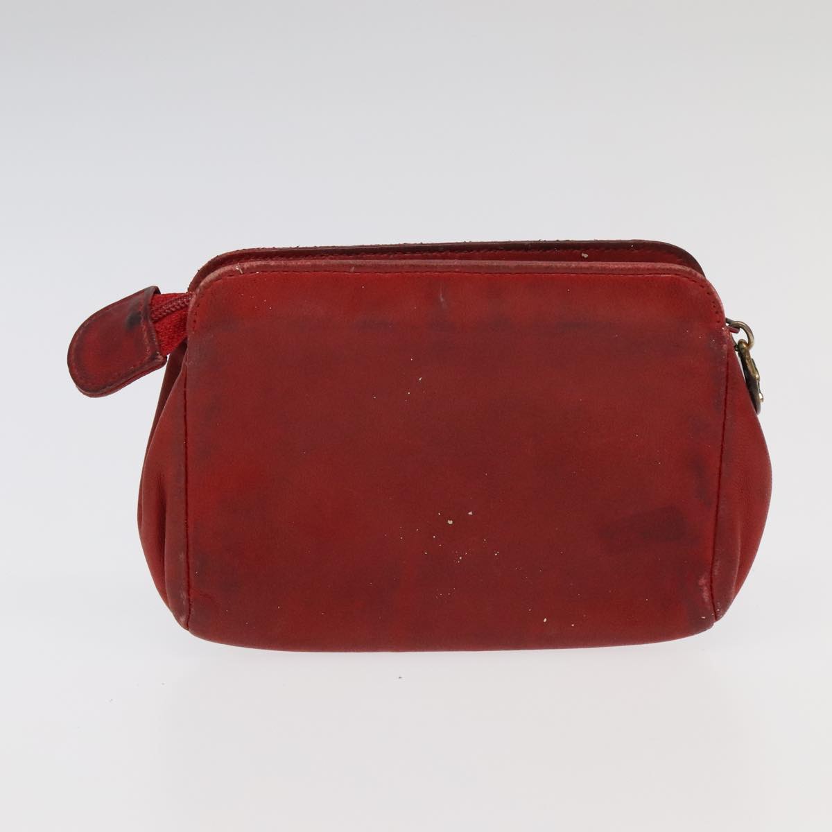 CHANEL Pouch Lamb Skin 2Set Black Red CC bs20043
