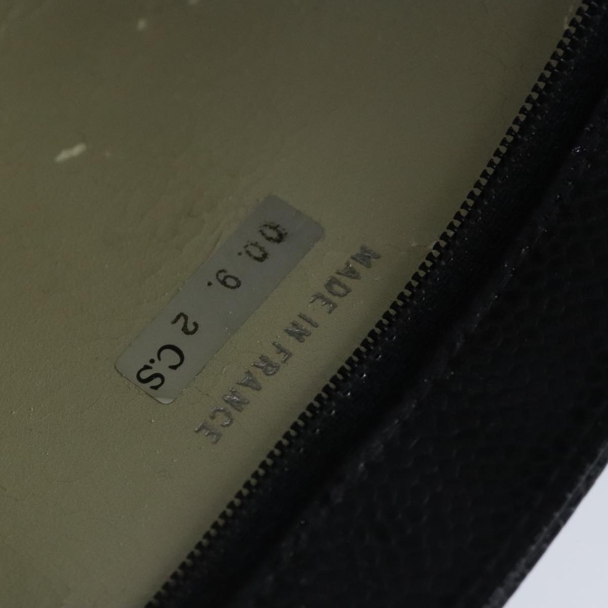 CHANEL COCO Mark Pouch Caviar Skin Black Gold CC bs20200