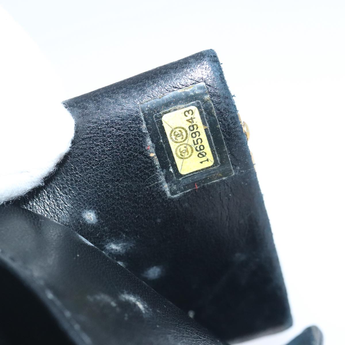 CHANEL Wallet Caviar Skin Black CC bs20517
