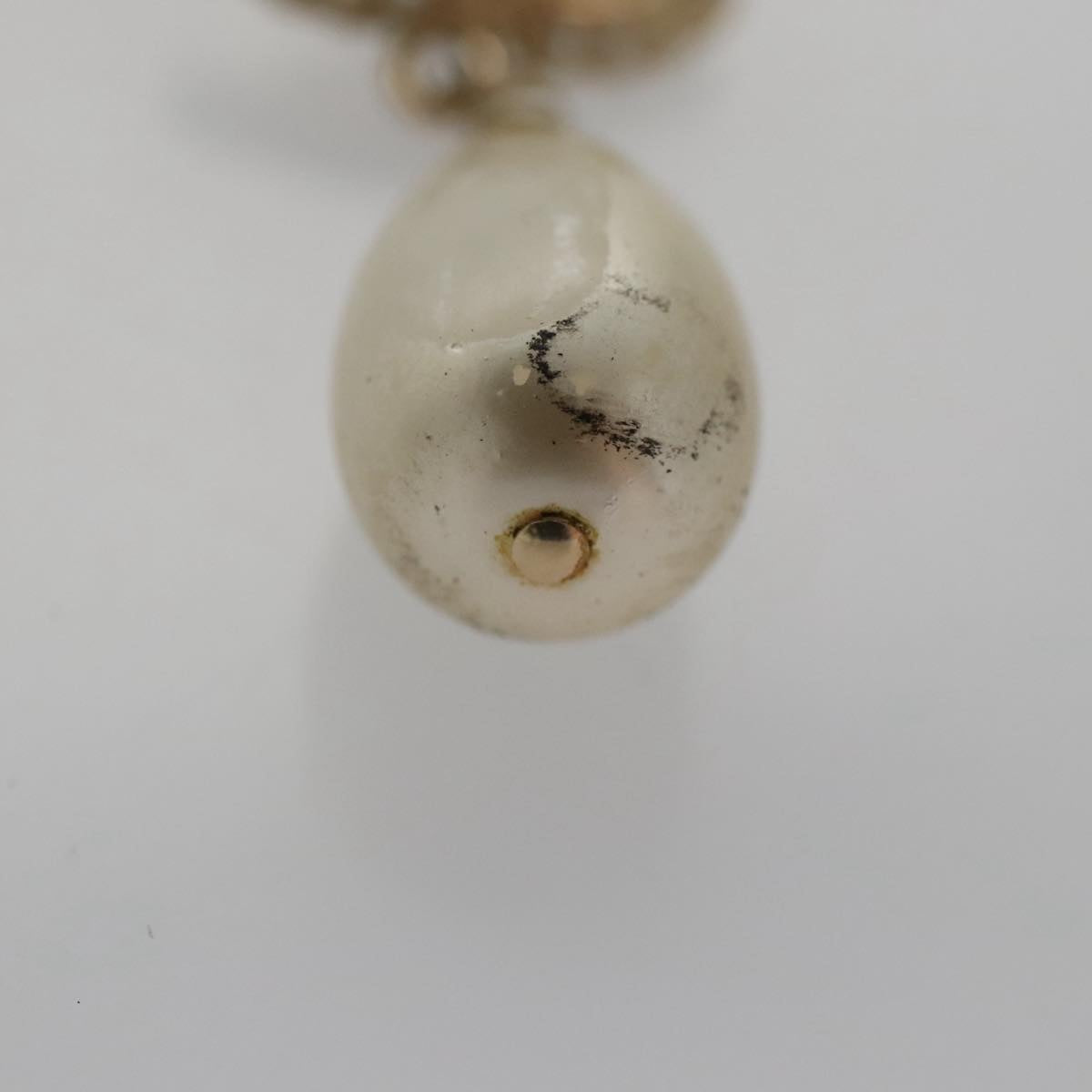 CHANEL Pierce metal Gold CC bs20702