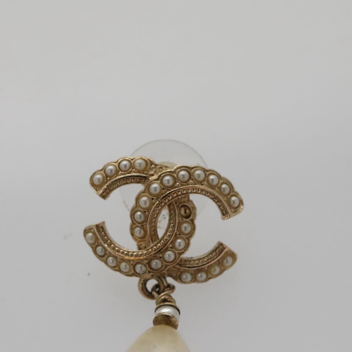 CHANEL Pierce metal Gold CC bs20702