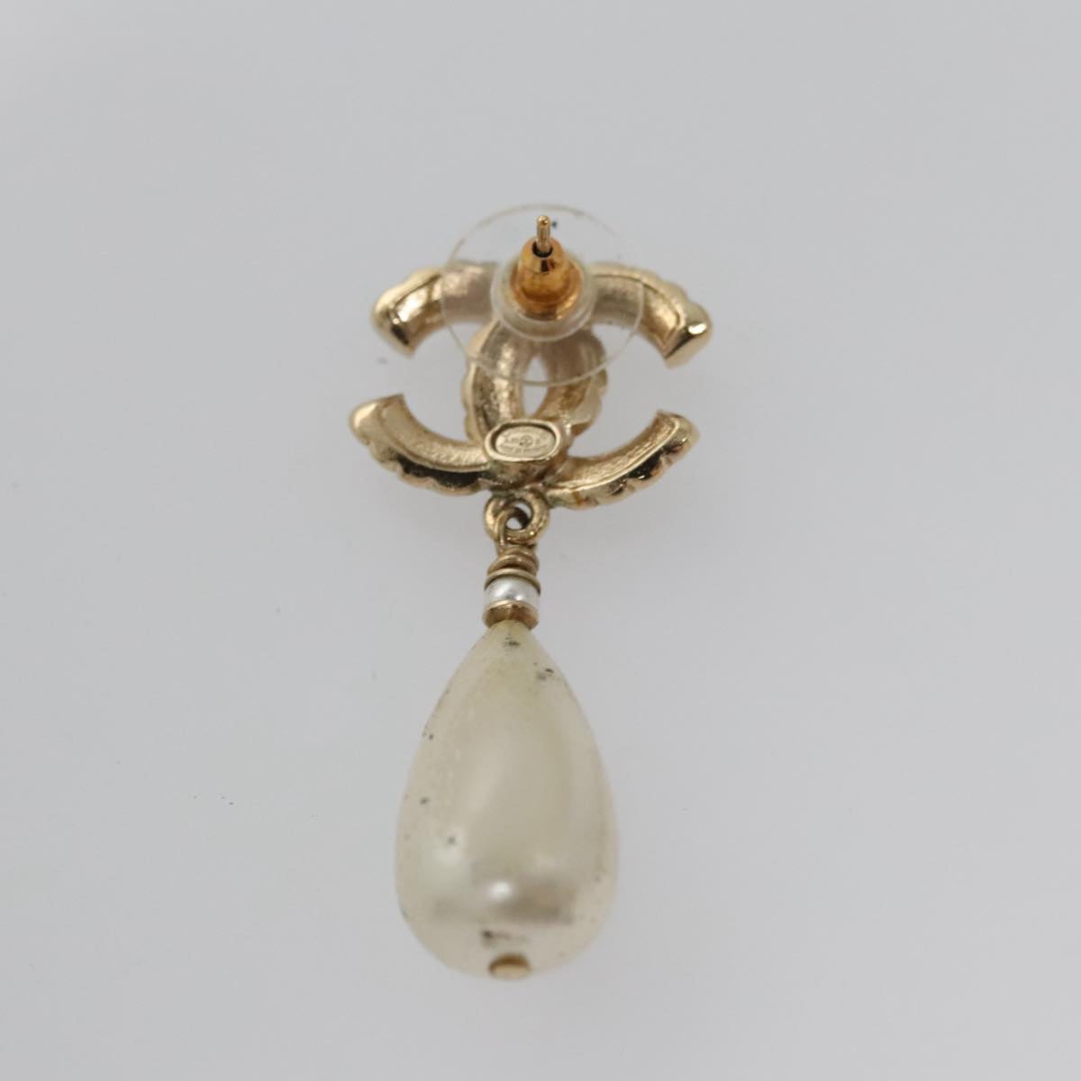 CHANEL Pierce metal Gold CC bs20702