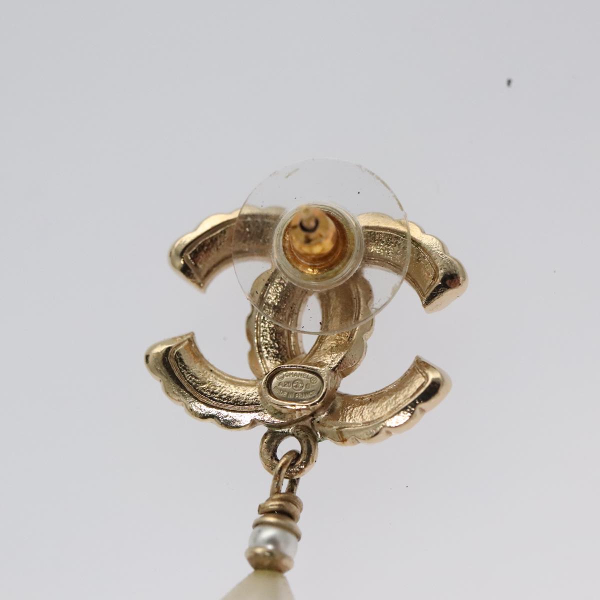 CHANEL Pierce metal Gold CC bs20702