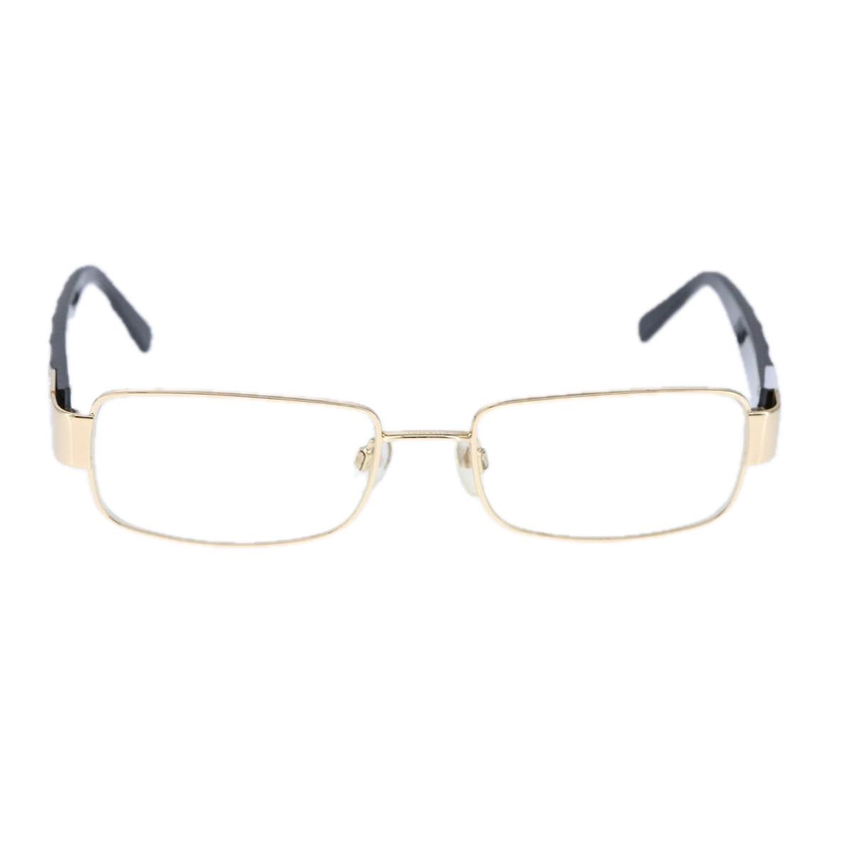CHANEL Sunglasses Plastic Black Gold CC bs21028