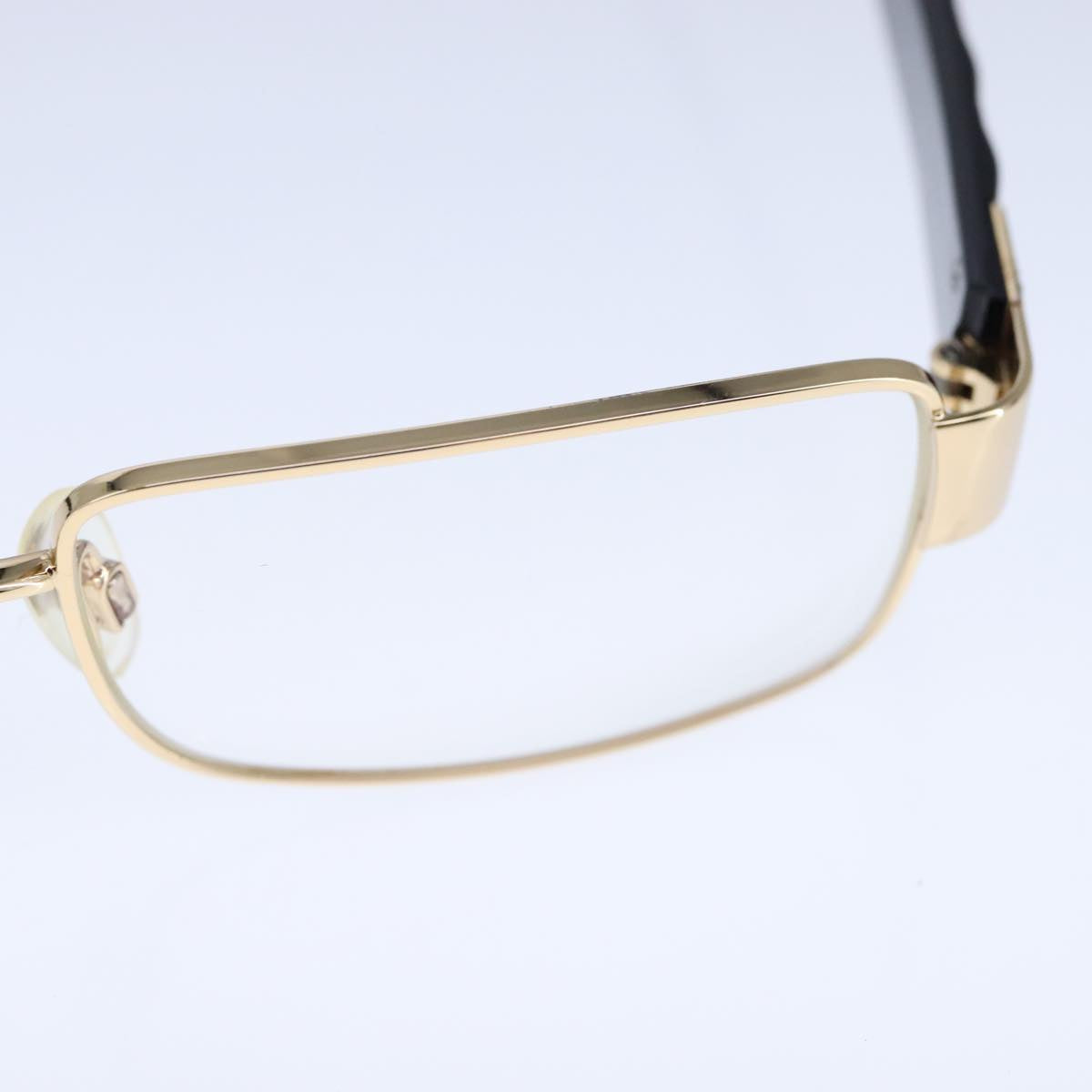 CHANEL Sunglasses Plastic Black Gold CC bs21028