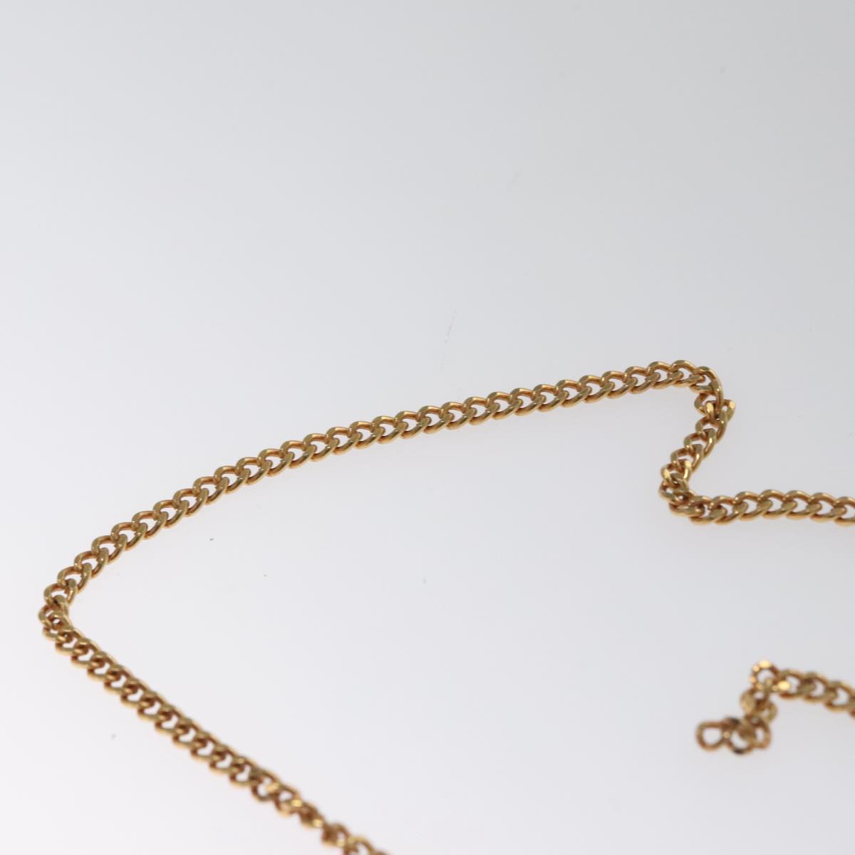 CHANEL Matelasse Chain Pouch Cotton Navy CC bs21038