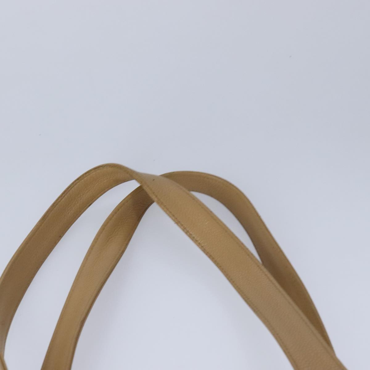 CHANEL Tote Bag Caviar Skin Beige Gold CC bs21315