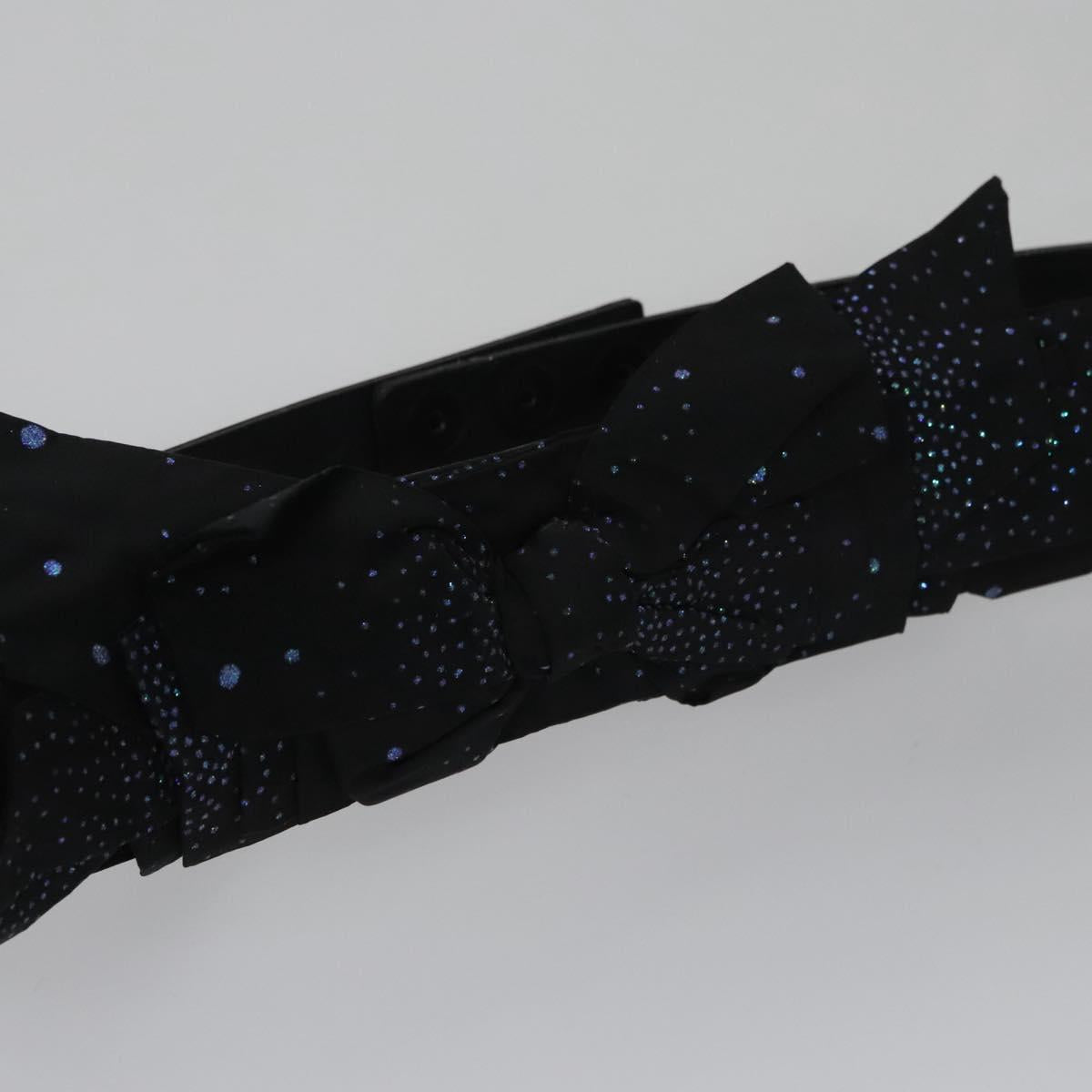 CHANEL Belt Leather 29.9"" Black CC bs21650