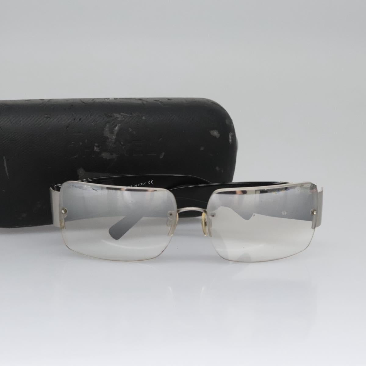 CHANEL Sunglasses Plastic Black CC bs22172