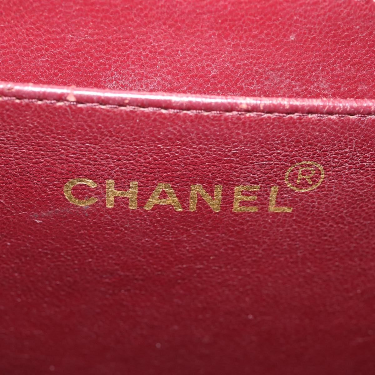 CHANEL Big Matelasse Double Chain Shoulder Bag Lamb Skin Black CC bs3702