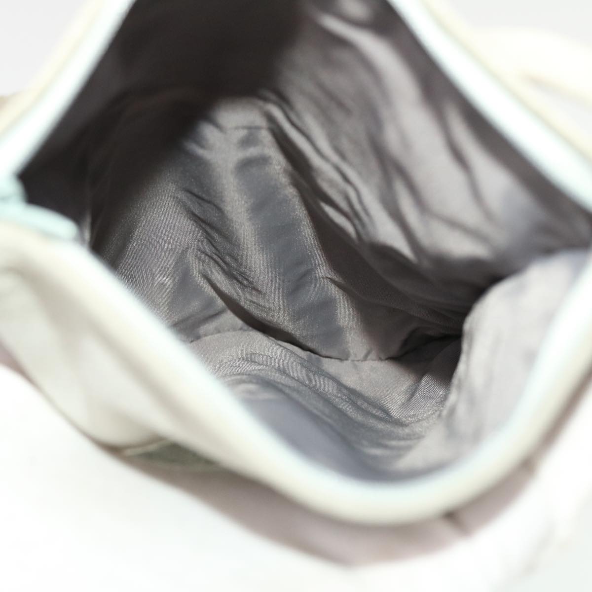 CHANEL Wall Hanging Pouch Suede Gray CC bs5681