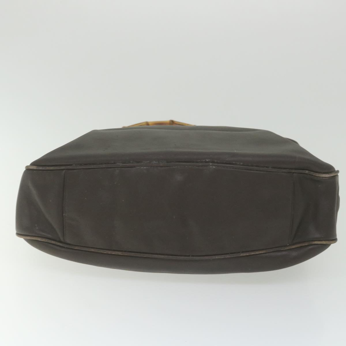 GUCCI Bamboo Shoulder Bag Leather Brown 001 1781 1577 bs9603